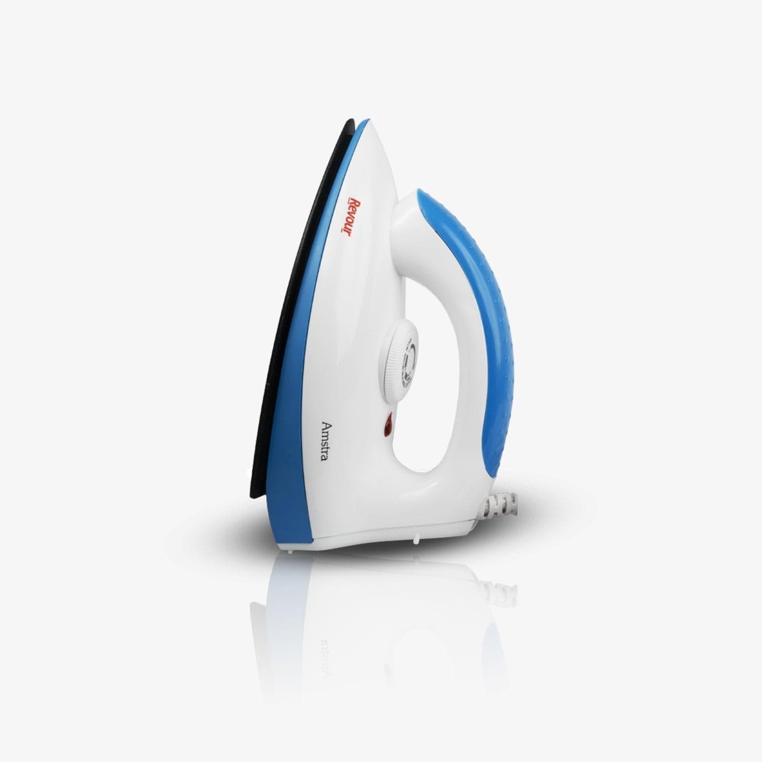Revour Amstra 1000W Dry Iron (White and Blue)