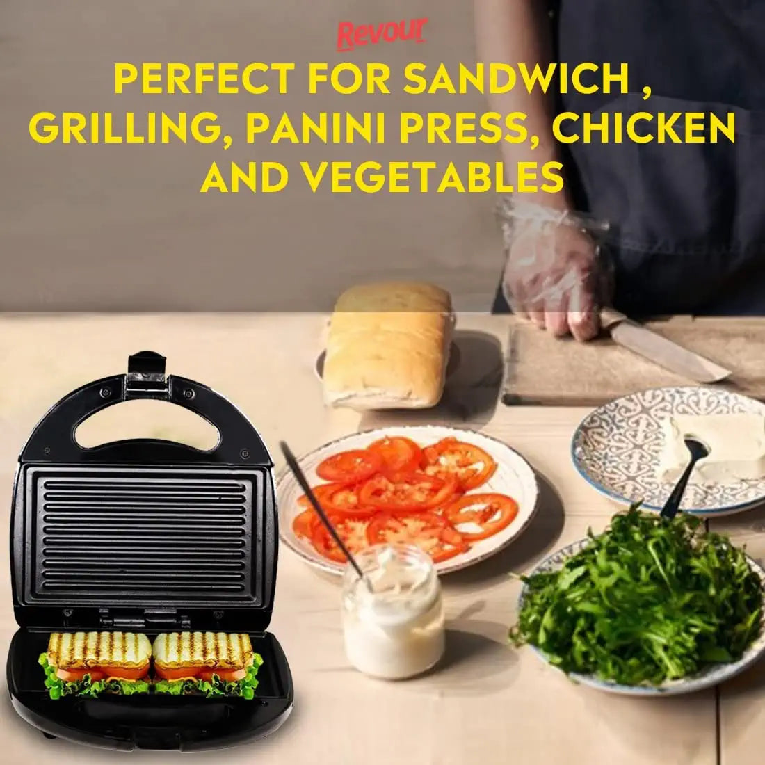 Sandwich Maker | Model- MX006 – Consumer
